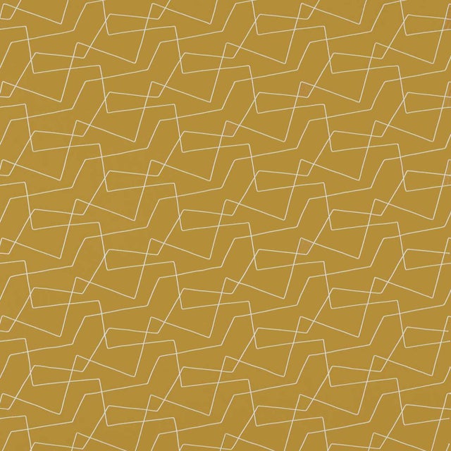 Harlequin Extensity Fabric in Saffron/ Pearl For Sale