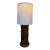 Mid 20th Century Mabro Lamp Company Carved Flower Table Lamp, Large For Sale