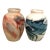 Nemadji Vases Grouping for Color and Mid-Century American Aesthetics – 7" For Sale