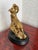 Late 20th Century Solid Brass Ram Statue on Wood Base For Sale - Image 6 of 8
