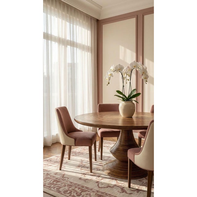 Contemporary Showtime Rose Dining Table For Sale - Image 3 of 5
