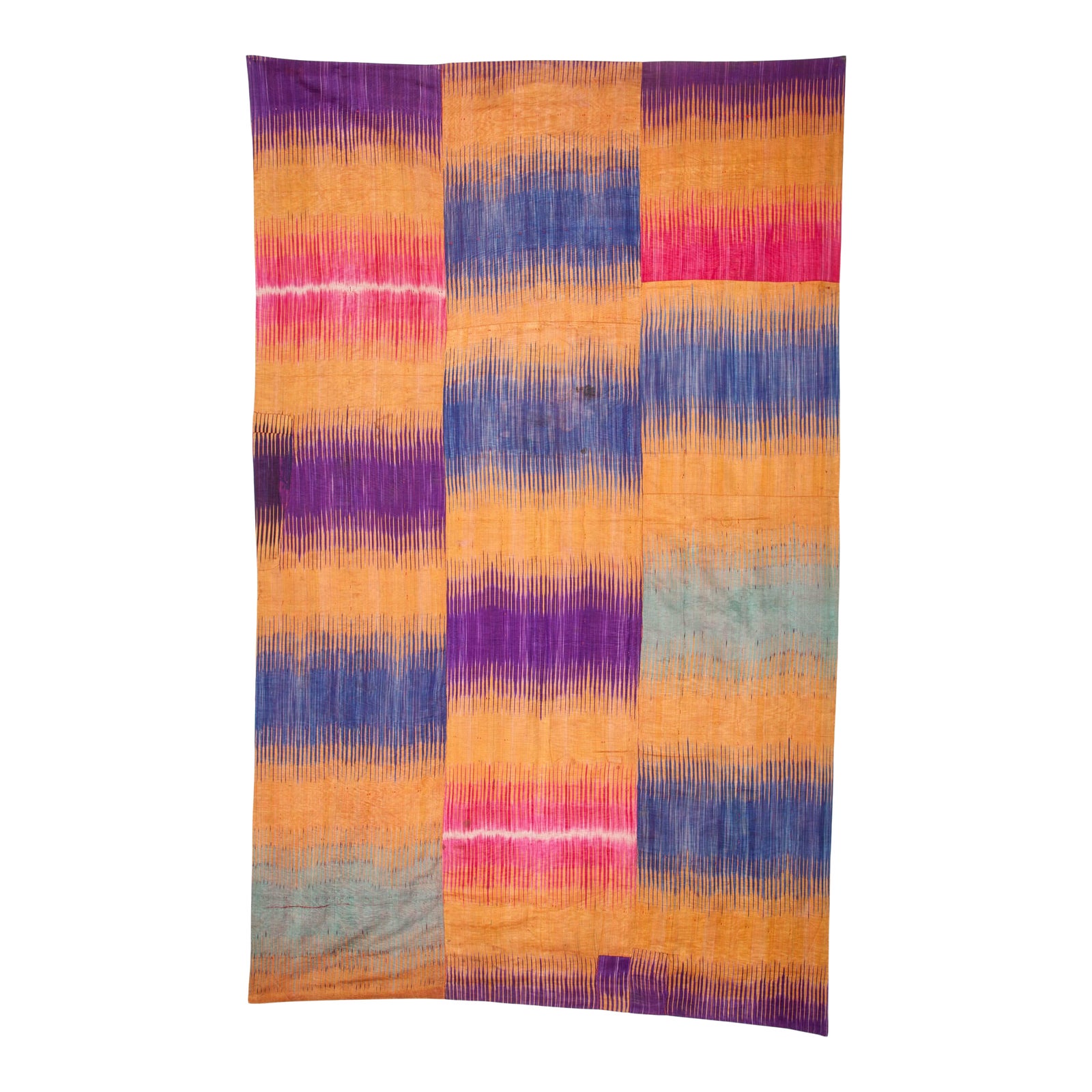 Early 20th Century, Uzbek Ikat Hanging | Chairish