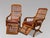 Antique Walnut Reclining Armchairs, 1860, Set of 2 For Sale - Image 10 of 17
