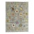 Fiona Oriental Gray Hand-Knotted Wool Rug Carpet, Allover Jewel Tone Design For Sale