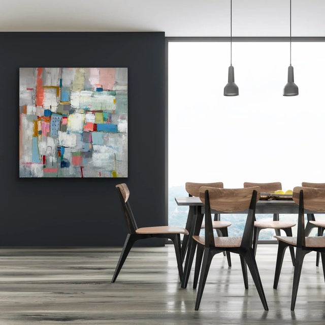 Contemporary Abstract Original Oil Painting For Sale - Image 4 of 12