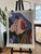 An original vintage 1988 exhibition poster featuring Seriekopplingar by celebrated Swedish artist Lasse Åberg (b. 1940)....