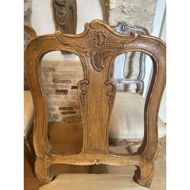Antique Original Baroque Chairs, Walnut, Circa 1760, Set of 4 For Sale - Image 13 of 18