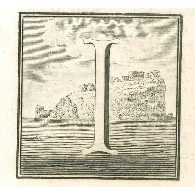 Letter of the Alphabet I, from the series "Antiquities of Herculaneum", is an etching on paper realized by Luigi...