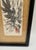 Set of 2 Vintage Japanese Tanzaku Paintings Floral & Drama Zen Art Framed For Sale - Image 6 of 15