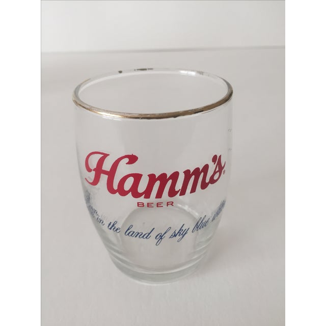 Vintage 1950's Hamm's Beer Barrel Glasses 6 Chairish