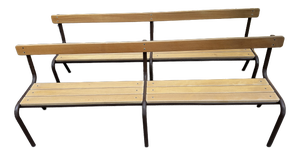 Vintage School Benches, 1970s, Set of 2