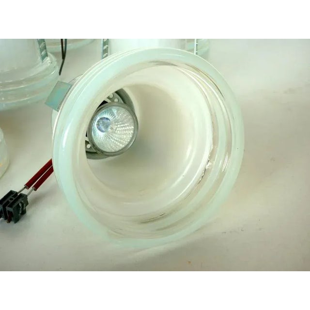 Italian Ceiling Lamps by Roberto Pamio for Leucos, 1970s, Set of 9 For Sale - Image 7 of 9