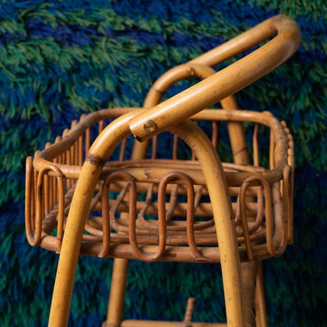 Rosenthal-Netter Bamboo Bar Stand For Sale - Image 9 of 11