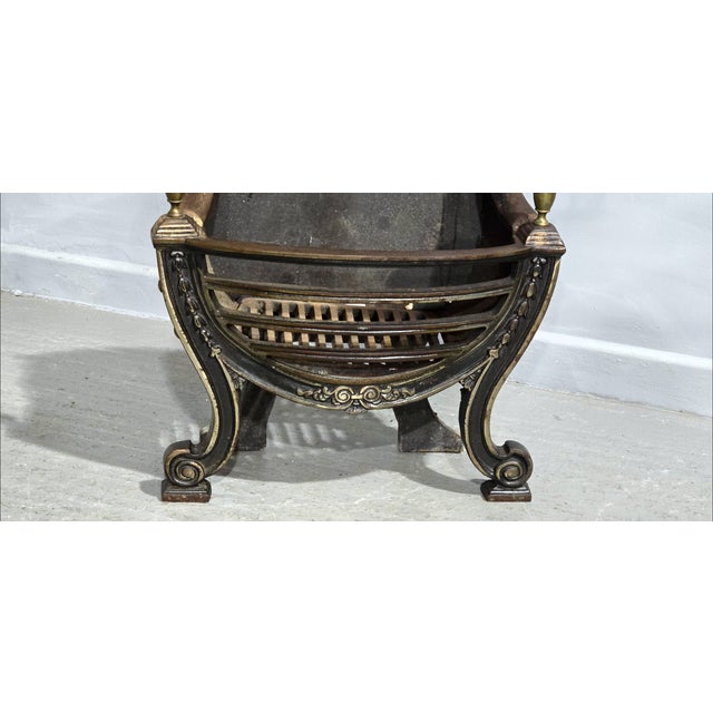 English Regency Cast Grate, 1920 For Sale - Image 7 of 8
