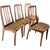 1970s Mid-Century High Back Teak Dining Chairs from Nathan, 1970s, Set of 4 For Sale - Image 5 of 9