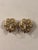 Trifari 1950s Crown Trifari Pearl Cluster Clip on Earrings, Pair For Sale - Image 4 of 9