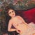 'Woman Reclining on a Chaise Longue' by Vivian Ruth Huebler, Mid-Century San Francisco Woman Artist, Large Oil For Sale In Monterey, CA - Image 6 of 10