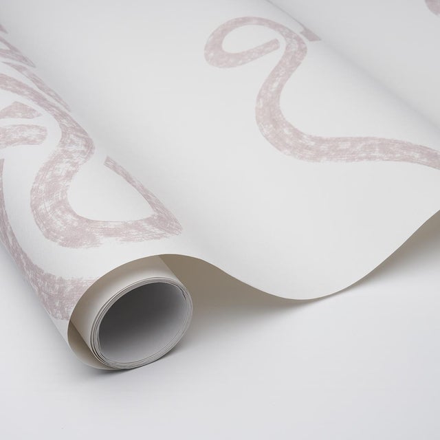 Schumacher SAMPLE - Schumacher x Backdrop Rhapsody Wallpaper In Fog For Sale - Image 4 of 4