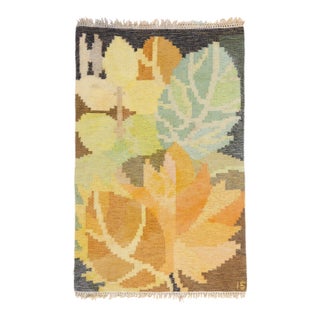 Ingegerd Silow Swedish Rollakan Rug, 02'08 X 04'01 For Sale