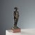Black Bronze Carabiniere with Red Porphyry Base For Sale - Image 8 of 8