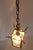 Antique Japanese Style Brass and Etched Glass Hanging Lantern, Early 20th Century For Sale - Image 14 of 18