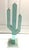 S. Workman Layered Glass Saguaro Sculpture For Sale - Image 4 of 12