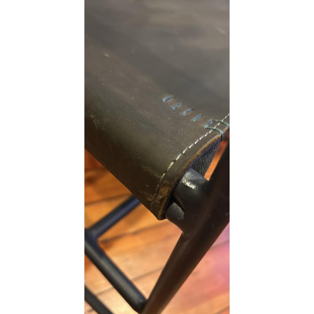 Animal Skin Four Hands Jack Leather Rocker For Sale - Image 7 of 12