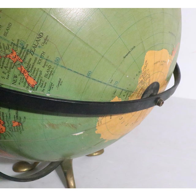 Replogle Globes Vintage Replogle Globe on Stand For Sale - Image 4 of 18