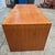 Wood 1970s Danish Modern Teak Veneer Executive Desk W/ Locking Drawers For Sale - Image 7 of 10