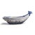 A late Meiji Japanese Mikawachi, or Hirado, porcelain dragon-head ship-form vessel, made c.1890–1910. The white porcelain...