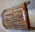 Mid 20th-Century Split Bamboo Tortoiseshell Planter Floor Basket With Ear Handles For Sale - Image 12 of 18