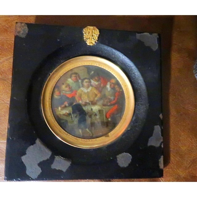 Another wonderful 18th Century miniature painting for the discriminating collector. This small treasure should be handed...