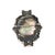 Metal Antique Edwardian Sterling Abalone Marcasite Cameo Brooch 1910s For Sale - Image 7 of 9
