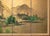 Wood 1960s "Summer Landscape With Trees", Shōwa Era Japanese Painted Byobu Screen For Sale - Image 7 of 18