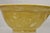 Yellow Mid 20th Century American Provincial Country Primitive Yellow Pottery Ceramic Wash Basin Bowl For Sale - Image 8 of 9
