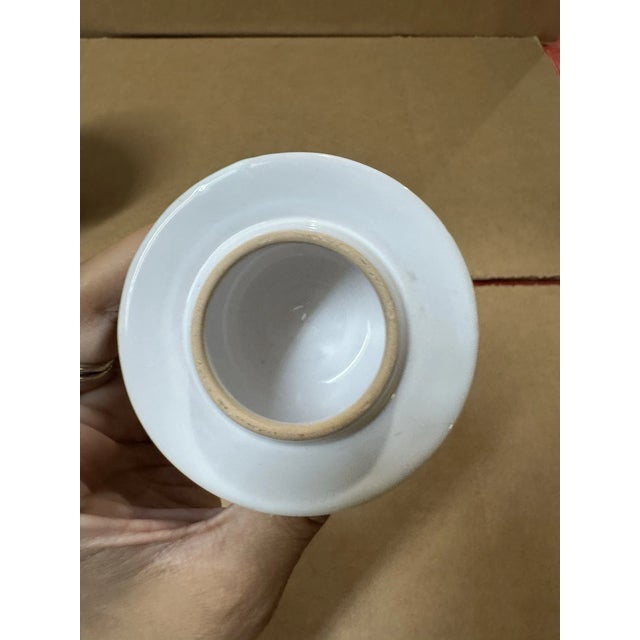 Vintage Berardos Portugal Hand Painted Ginger Jar For Sale - Image 4 of 5