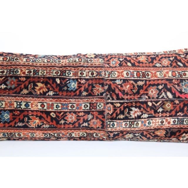 - Authentic Decorative Vintage Tribal Textile Pillow Cover -15'' X 43'' For Sale - Image 9 of 9