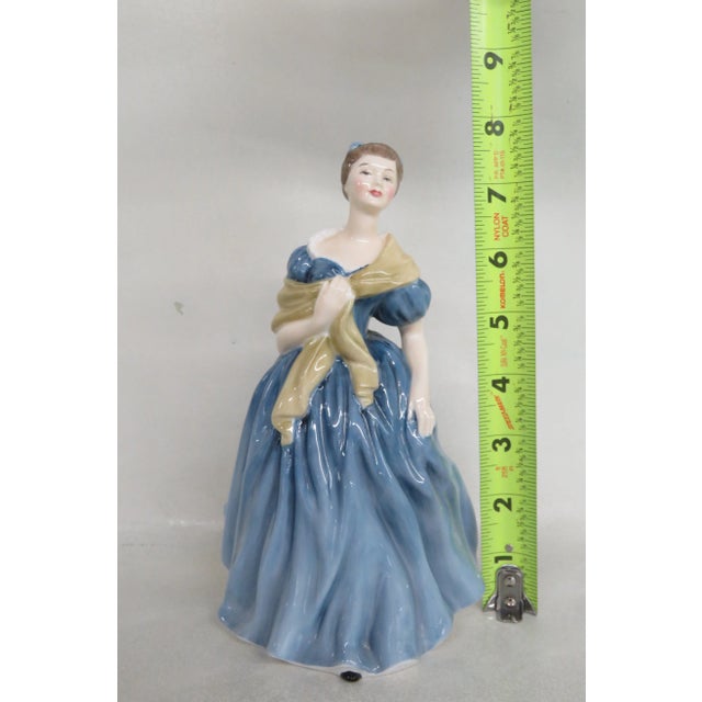 Mid-Century Modern Royal Doulton Adrienne Hn2304 Bone China Porcelain Figurine For Sale - Image 3 of 13