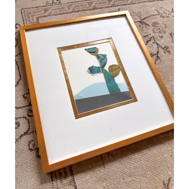 "Cut to the Feeling 2" Original Framed Collage on Paper by Zac Woodiel For Sale - Image 11 of 12