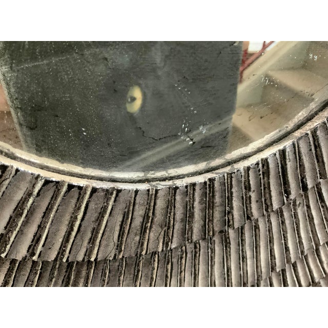 Vintage Silvered Sunburst Mirror For Sale - Image 10 of 13