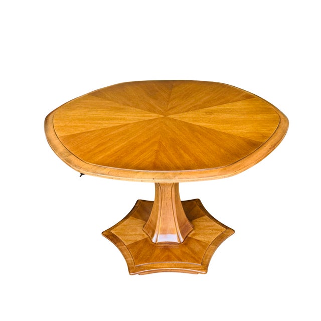 1960s Vintage Drexel Heritage Plaudit Collection Adjustable Lift-Top Table | Mid-Century Modern Hi-Low Cocktail Dining For Sale - Image 5 of 16
