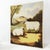 This charming vintage needlework piece captures a serene pastoral scene featuring two black-faced sheep in a rolling...
