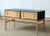 Absolutely beautiful Scandinavian oak hall chest / sideboard, the famous "Casino" with black lacquered oak tops by Sven...
