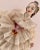 Shabby Chic Vintage Dresden Rococo-Style Porcelain Figurine in a Lace Ball Gown, Circa 1955 by Germany’s Porzellanfabrik Al-Ka Kunst Alboth & Kaiser k.g. For Sale - Image 3 of 11