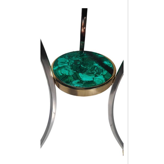 Italian Malachite Tables, 1950s, Set of 2 For Sale - Image 15 of 18