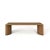 Contemporary Oak Bench by Collector For Sale - Image 3 of 7