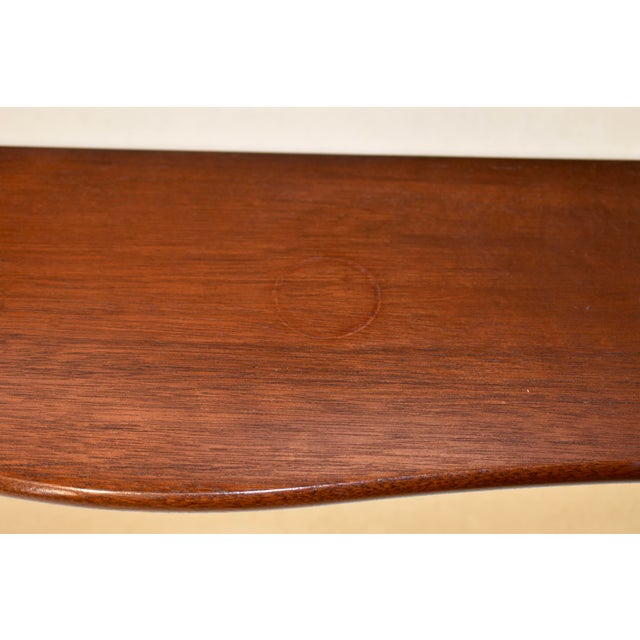 Wood English Mahogany Hanging Wall Shelf, Circa 1950's For Sale - Image 7 of 9