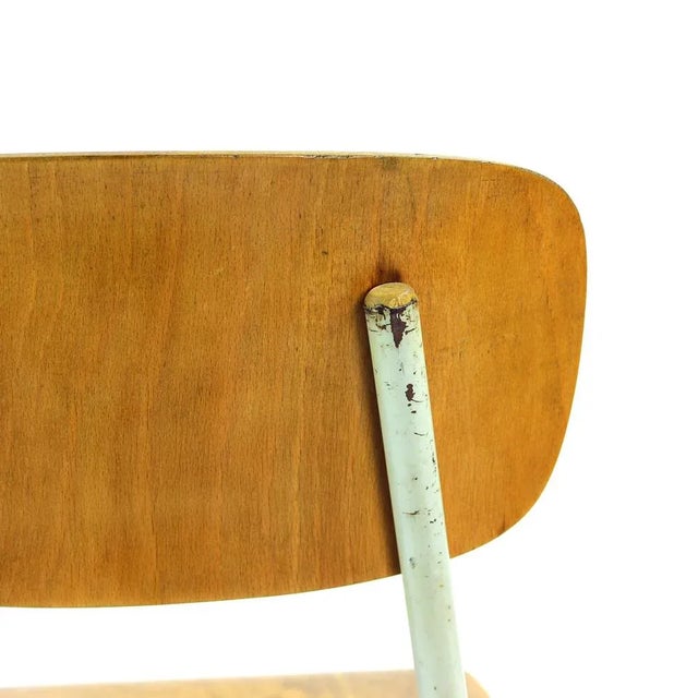 1960s School Chair in Metal and Plywood from Kovona, Czechoslovakia, 1960s For Sale - Image 5 of 13