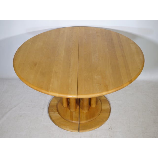Mid-Century Modern Extendable Dining Table in Alder Wood by Rainer Daumiller, 1970s For Sale - Image 11 of 15