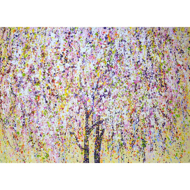 Blooming Tree. Original Contemporary Painting For Sale